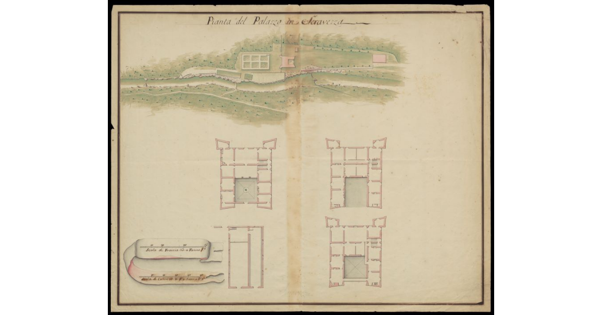 Pianta del Palazzo di Seravezza