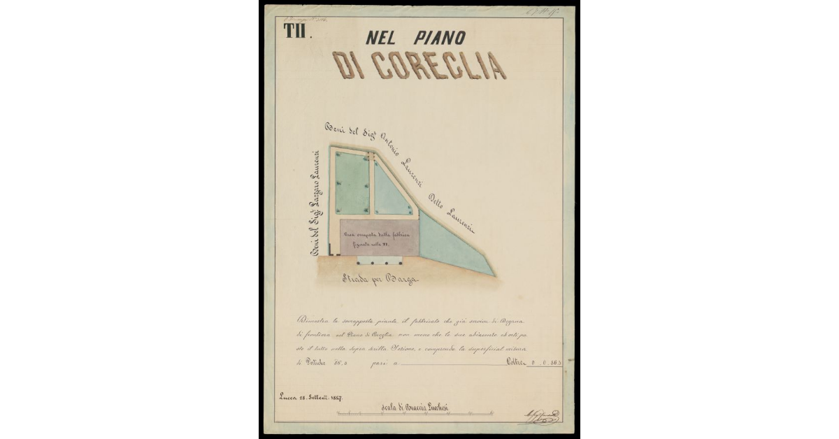 [Pianta della Dogana] nel Piano di Coreglia