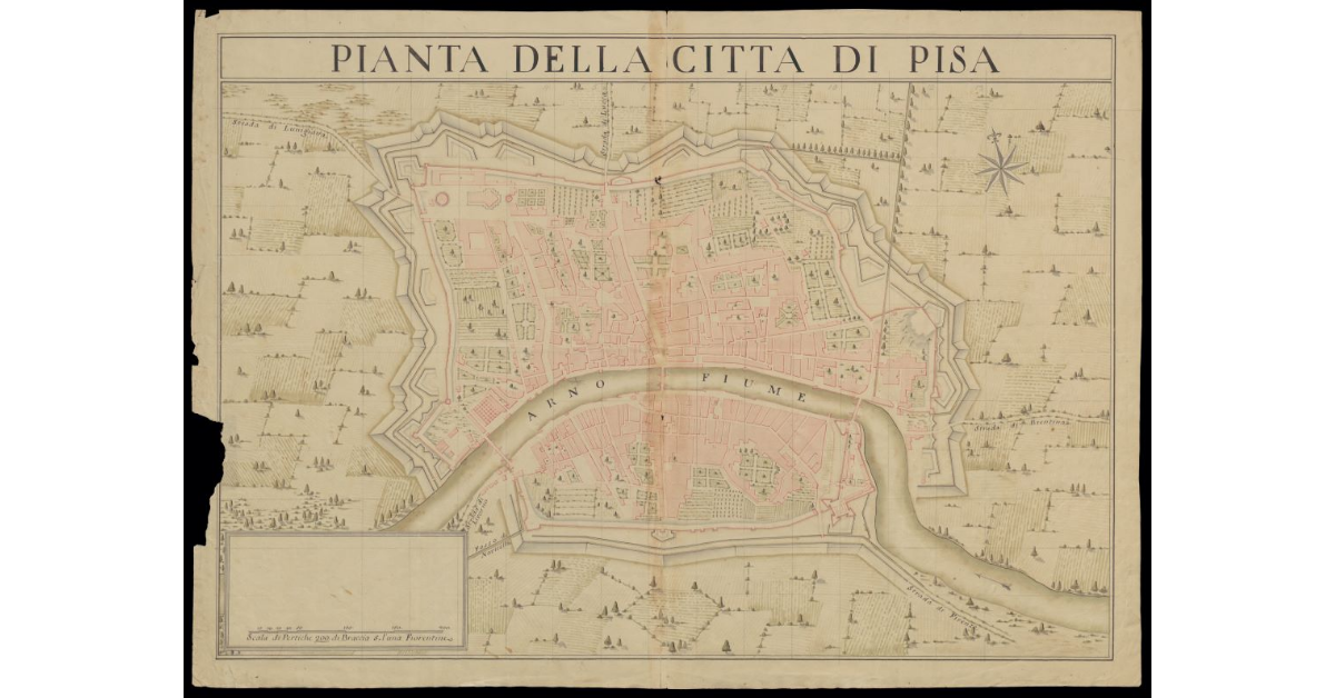 Pianta della Città di Pisa