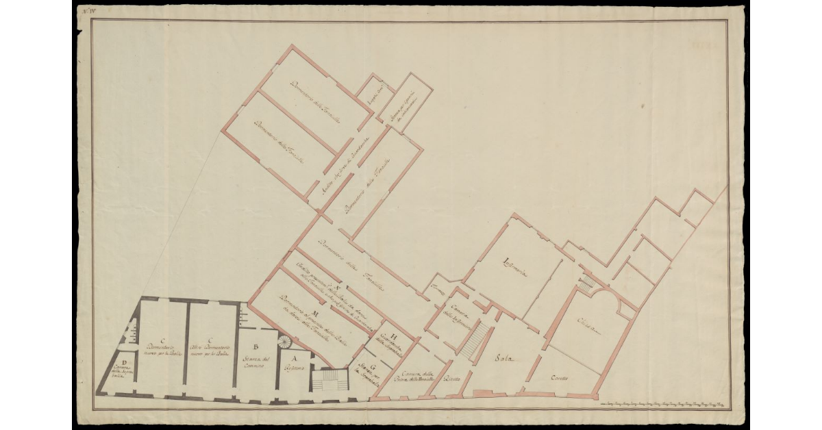[Pianta dello Spedale dei Trovatelli di Pisa]