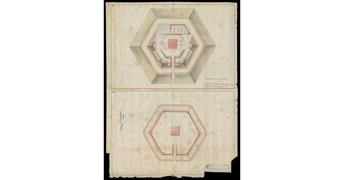 [Pianta della Torre di Bocca d'Arno]