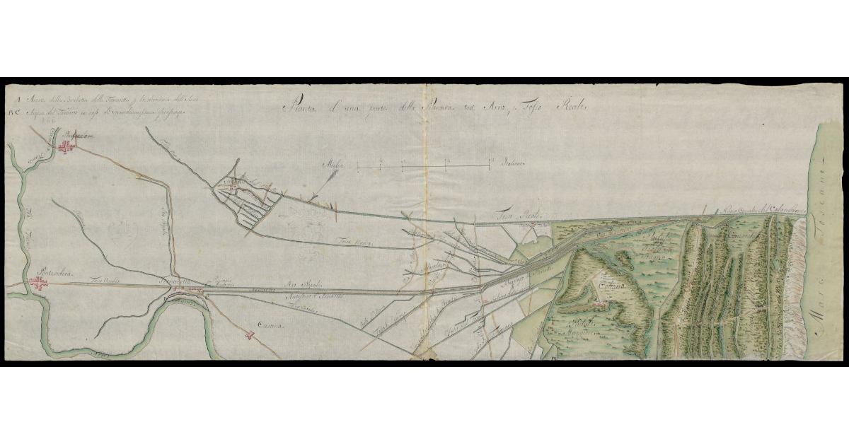 Pianta d'una parte della Pianura tra Arno e Fosso Reale