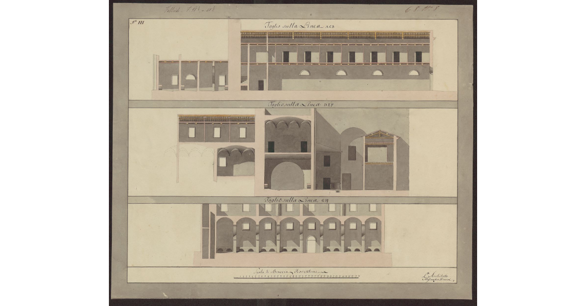 [Vari tagli del Palazzo Reale di Siena]