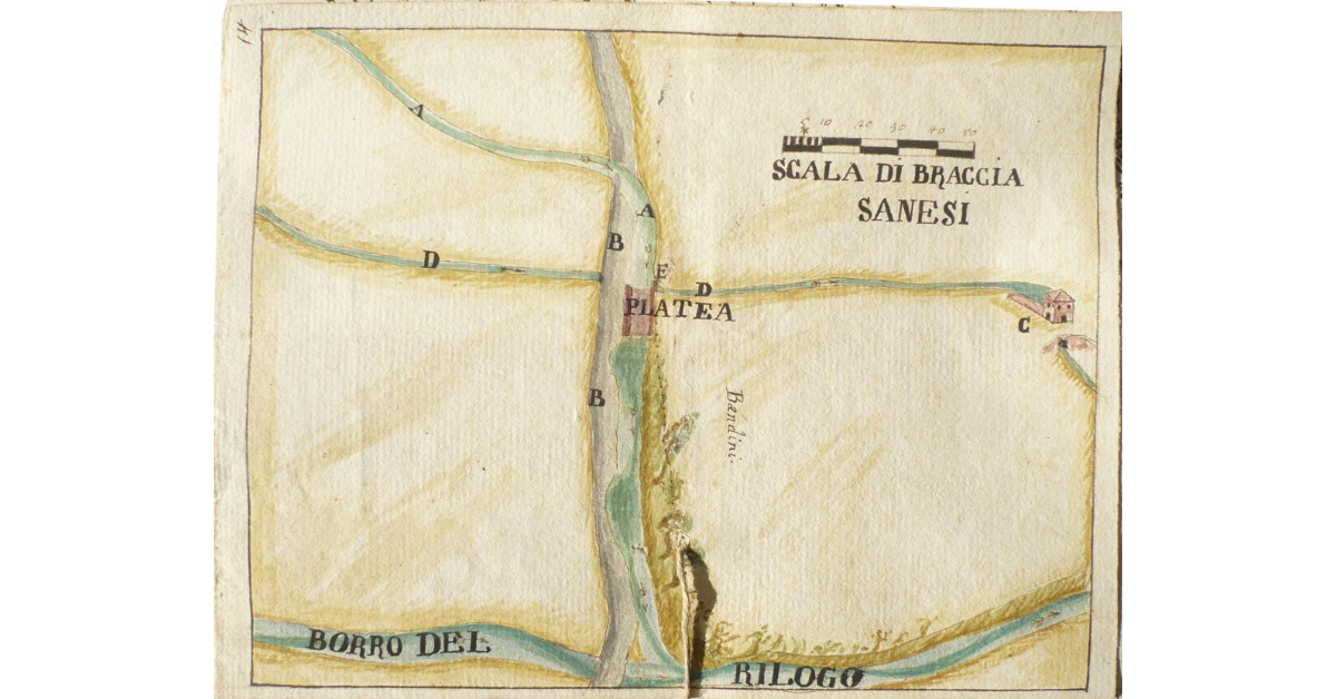 [Strada che da Siena conduce a Vignano]