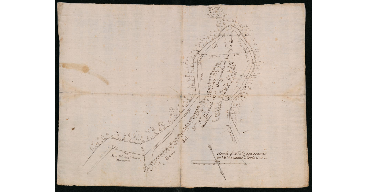 Pianta delle differenze de' Muralti fatta dal Bonenove ingegniere