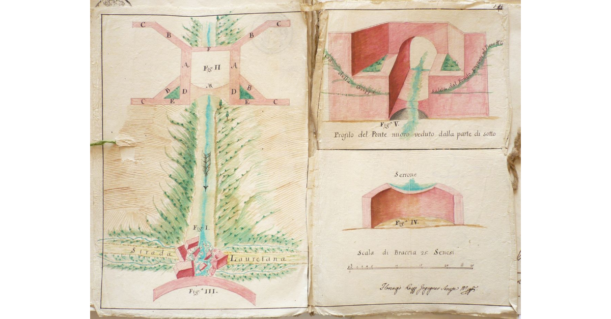 [Ponte del Ferrale sulla Strada da Siena alla Val di Chiana]