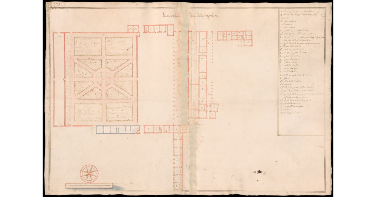 Pianta della Fabbrica della Virgiliana