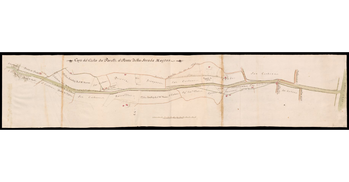 Corso del Cesto da Pavelli al Ponte della Strada Maestra