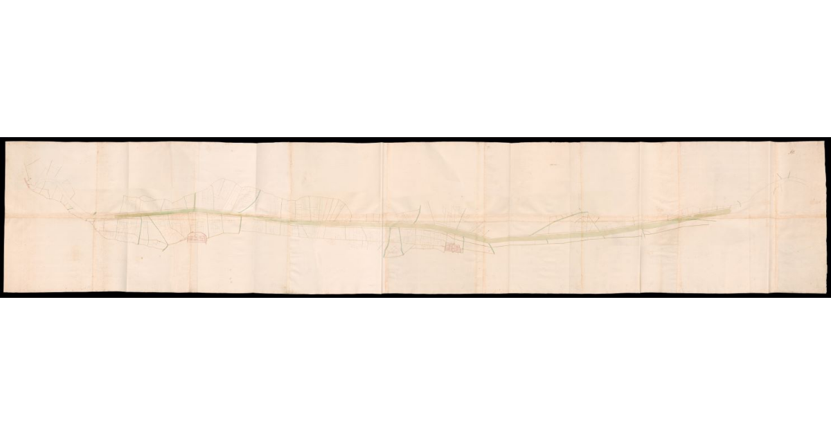 [Pianta incompiuta del corso del fiume Arno tra San Giovanni, Figline e Incisa Valdarno]