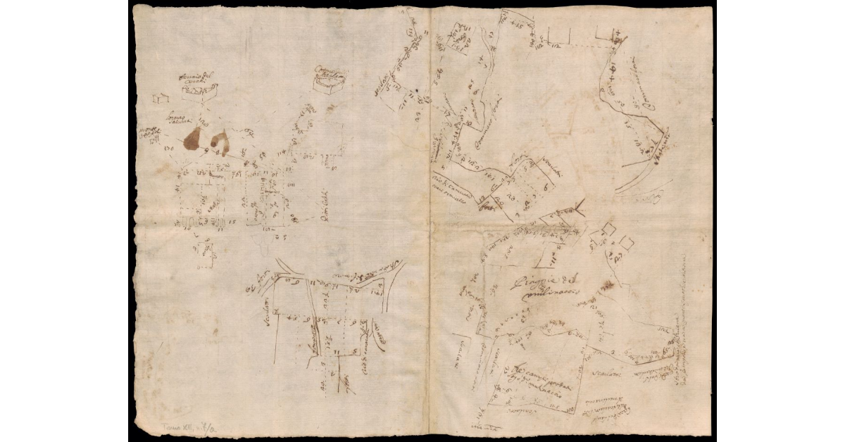 [Disegno di appezzamenti di terra nell'Empolese]