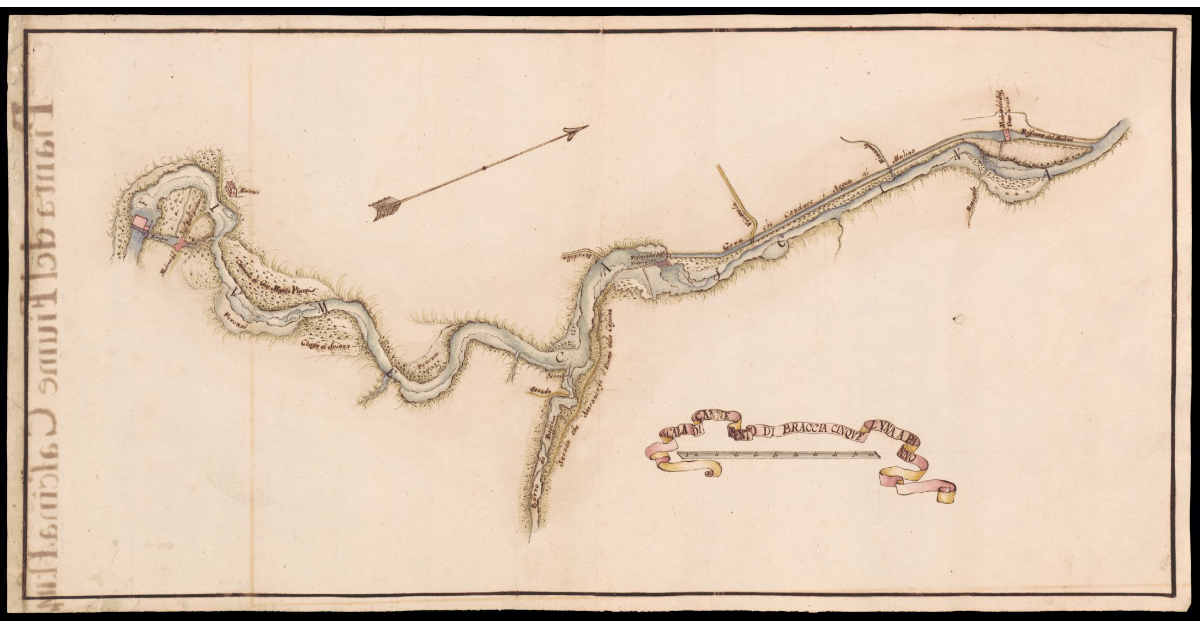 Pianta del Fiume Cascina