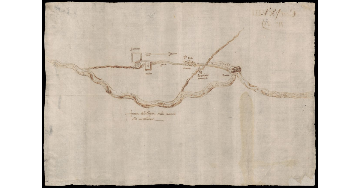 Fiume dell'Albigna nelle Maremme alla Marsiliana