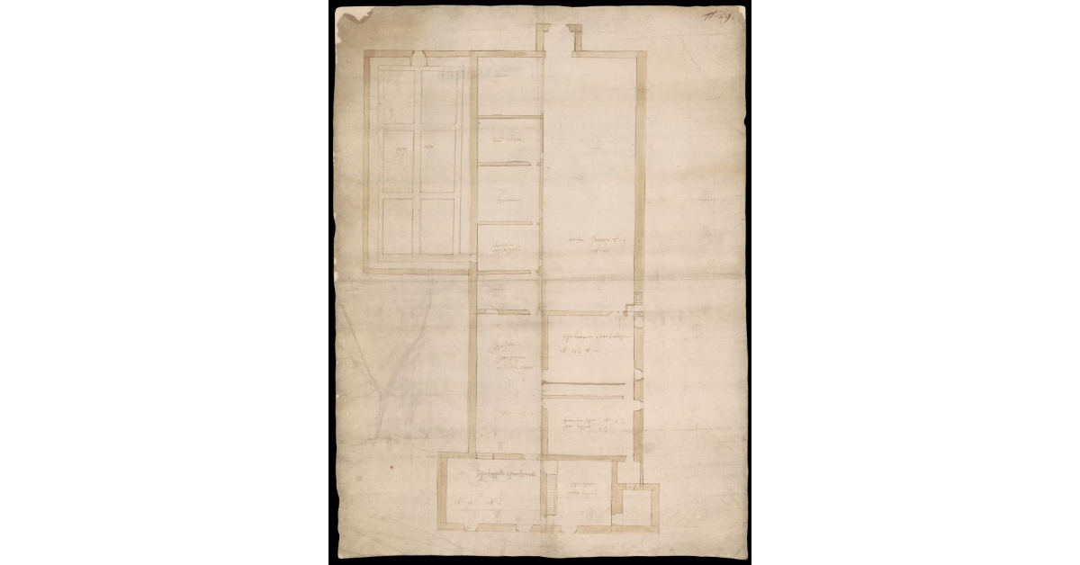 Pianta del Palazzo di Scarperia