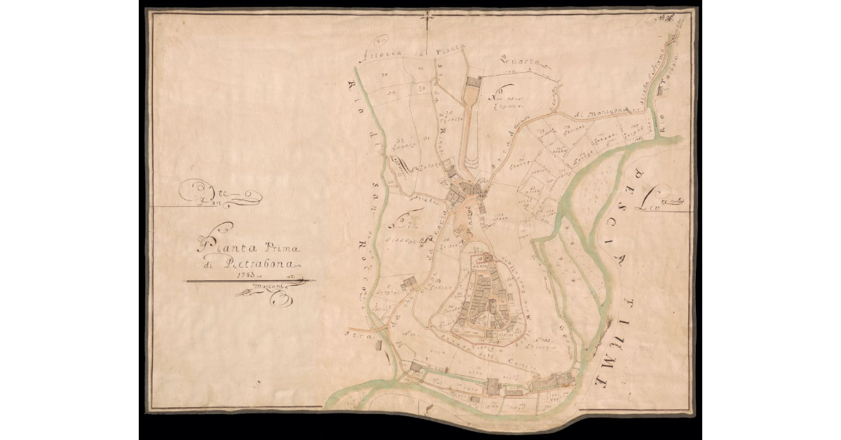 Pianta prima di Pietrabona