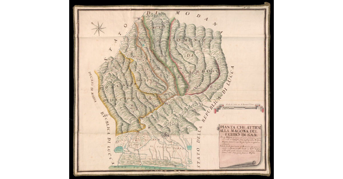 Pianta che attiene alla Magona del ferro di S.A.R