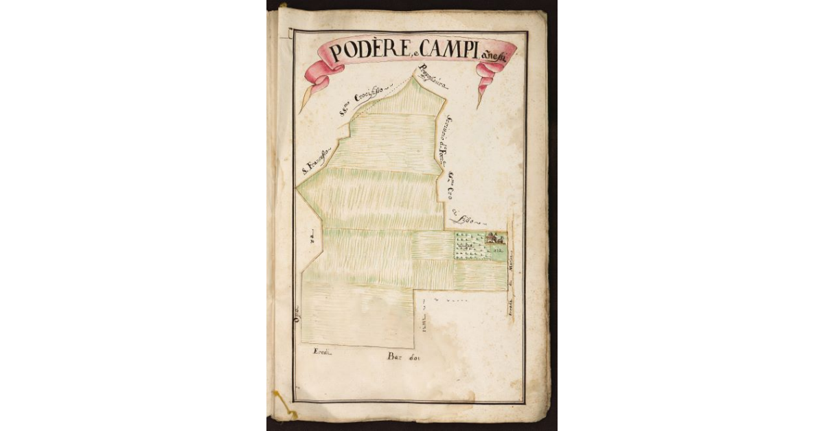 Podere e campi annessi [alle terre della Gorarella]