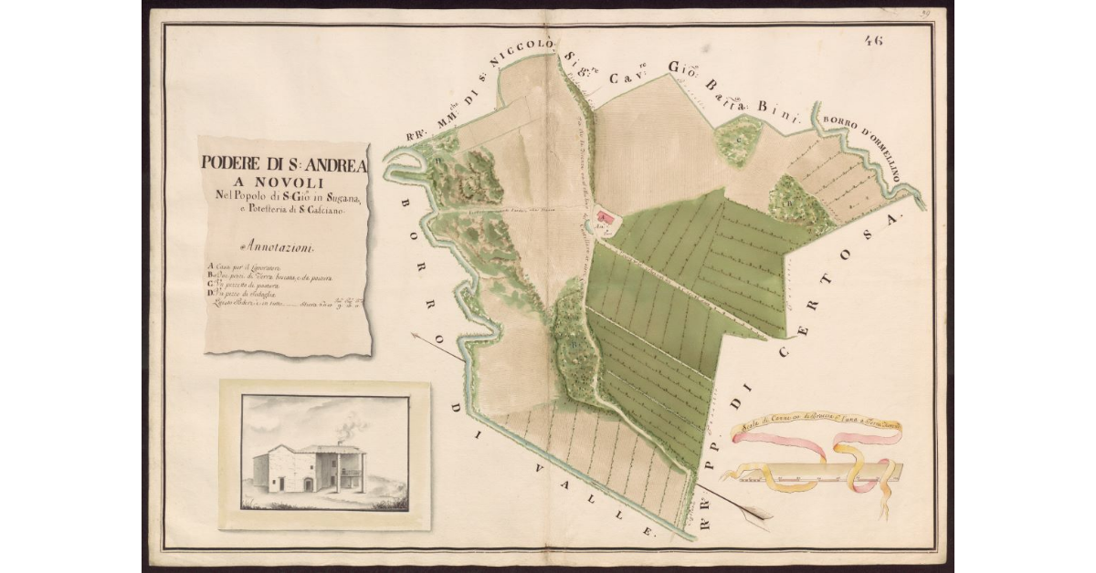 Podere di S. Andrea a Novoli nel Popolo di S. Gio. in Sugana, e Potesteria di S. Casciano