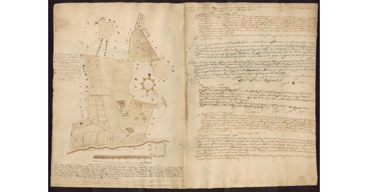 Pianta del Podere del Pozzolo [...] nel Comune di Cerreto Guidi Popolo di S. Leonardo