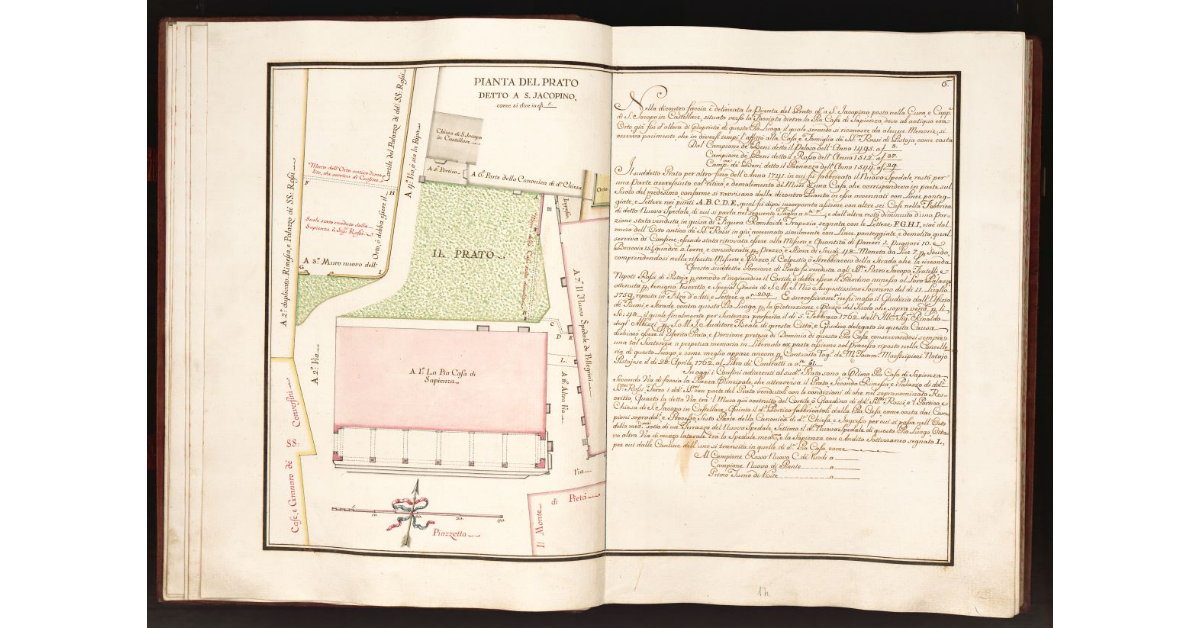Pianta del prato detto di S. Jacopino