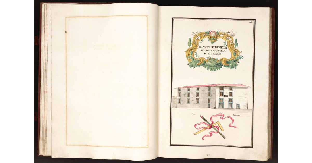 Il Monte di Pietà posto in cappella di S. Illario