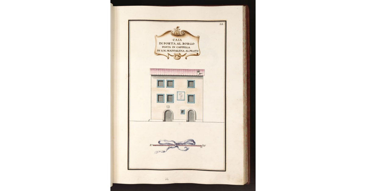 Casa in Porta al Borgo posta in Cappella di S. M. Maddalena al Prato