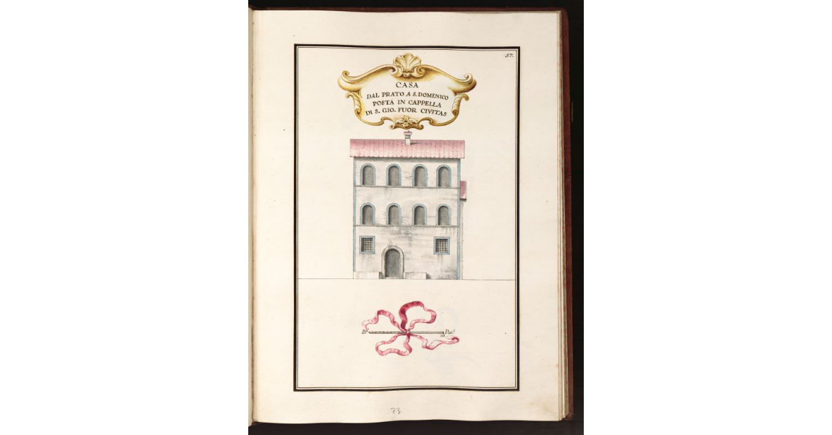 Casa dal Prato a S. Domenico posta in Cappella di S. Gio Fuor Civitas