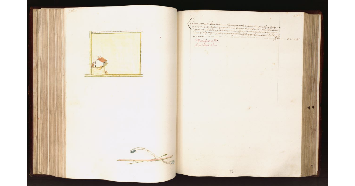 [Appezzamento di terreno con casa in] Comune di S. Agostino