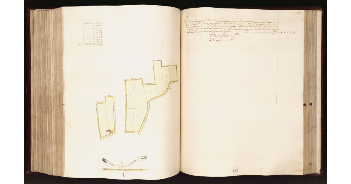 [Appezzamenti di terreno con casa in] Comune di Vicofaro