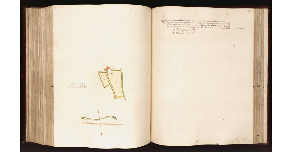 [Appezzamento di terreno con casa in] Comune di Bigiano