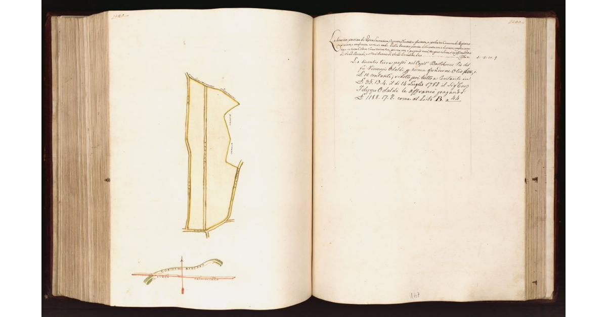 [Appezzamento di terreno in] Comune di Bigiano