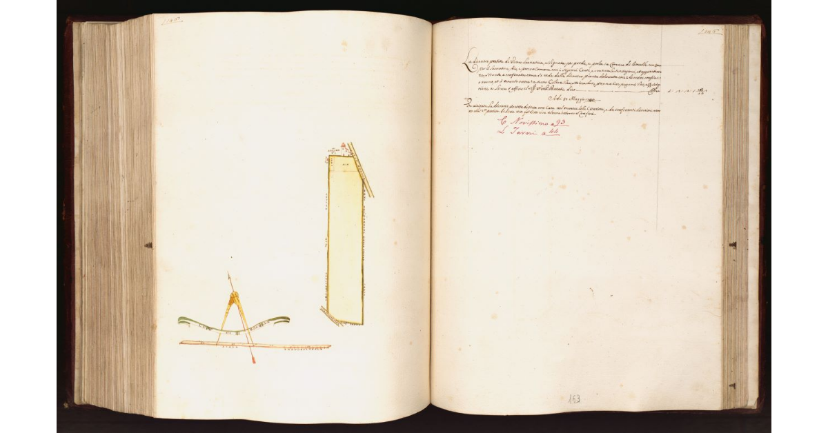 [Appezzamento di terreno con casa in] Comune di Bonelle