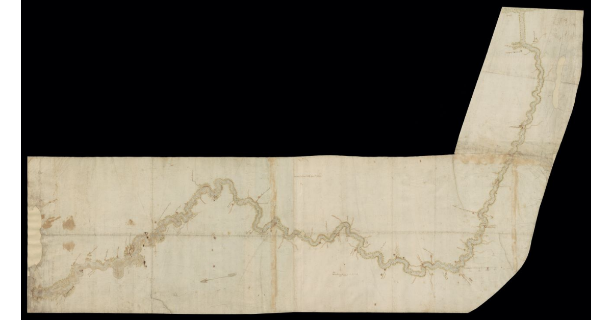 Disegno del Fiume della Pescia di Pescia