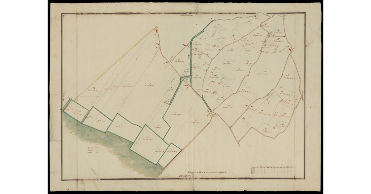 [Catasto di Montevettolini pianta I]