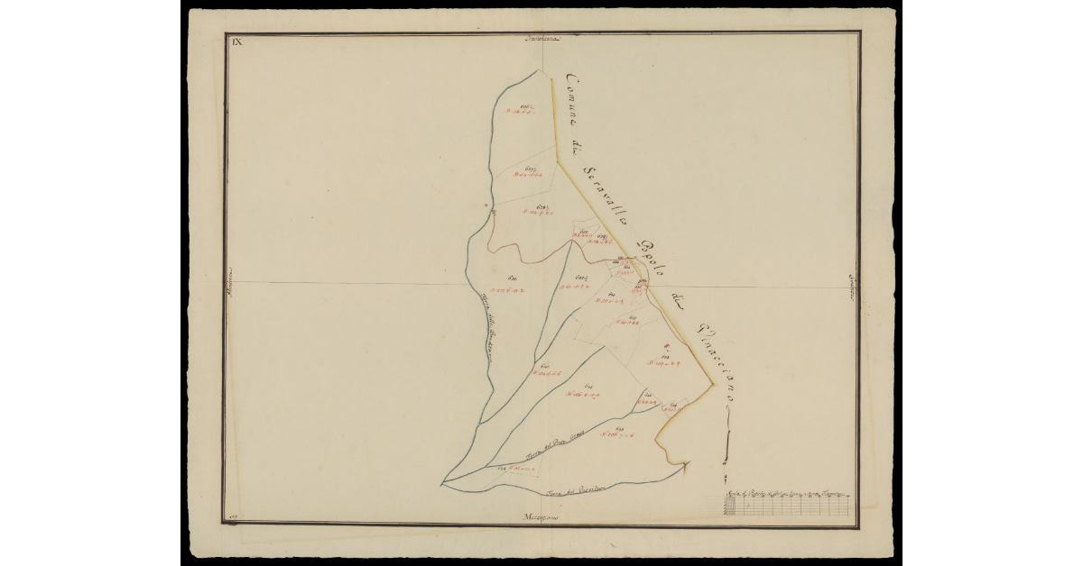 [Catasto di Montevettolini pianta IX]