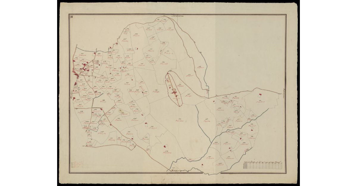 [Catasto di Monsummano pianta III]