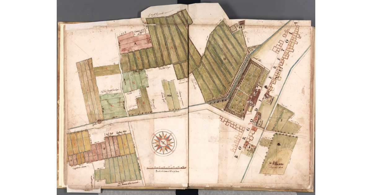 [Pianta dei terreni annessi alla Fattoria di Peretola]