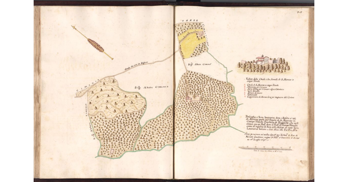 [Terre boschive e lavorative già Podere della Chiesa di San Martino in Campo Filacchi]