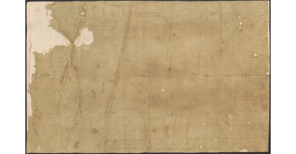 Pianta dello Spedale di Sa.ta Maria in Bagnio