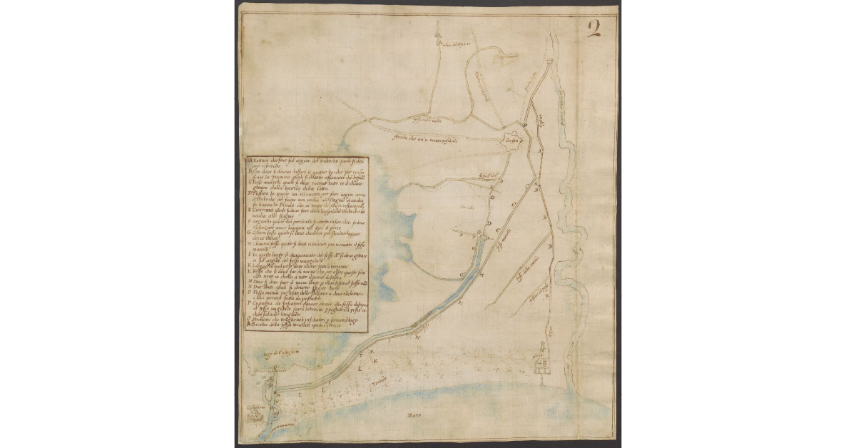 [Pianta della pianura grossetana]