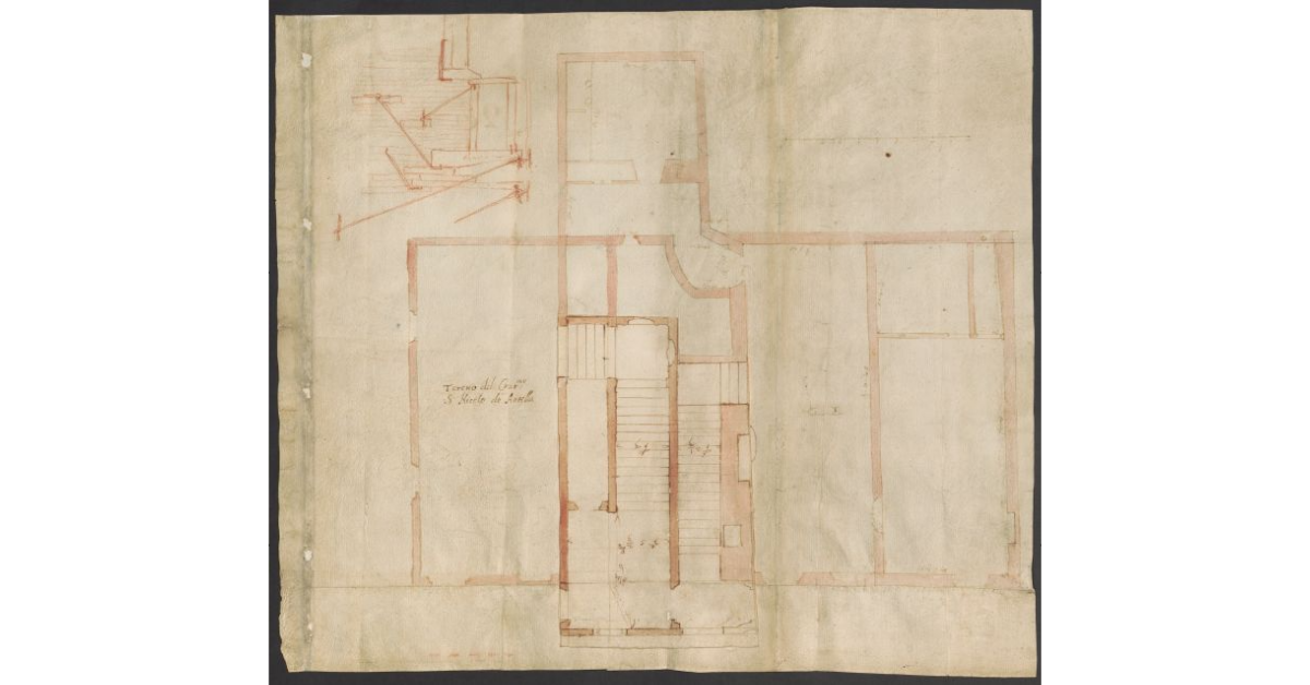 [Pianta delle stanze da farsi nella casa di Niccolò dell'Antella]