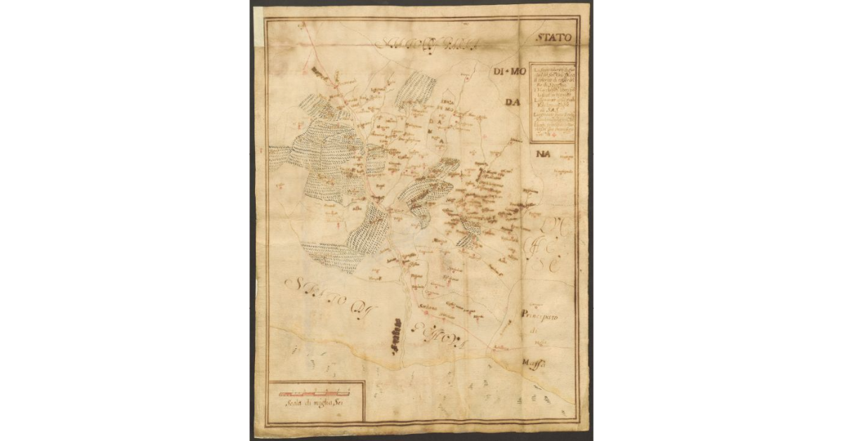 [Pianta della Lunigiana]