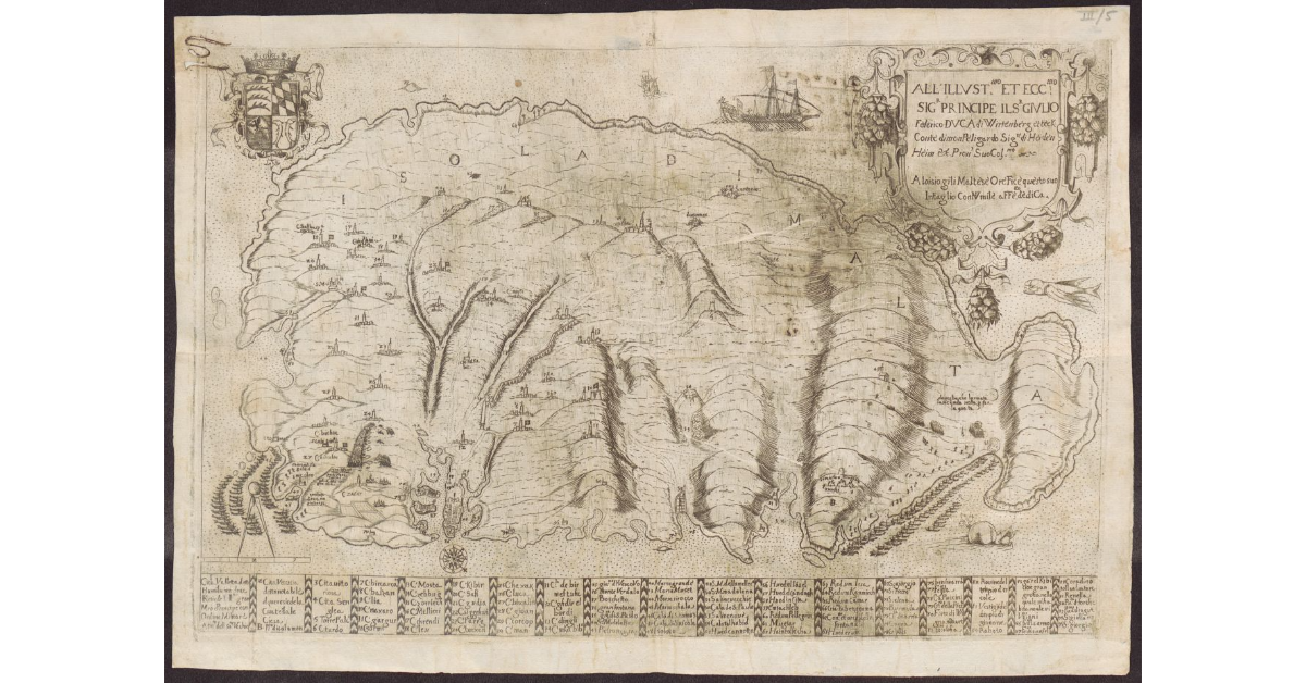 [Pianta dell'isola di Malta]