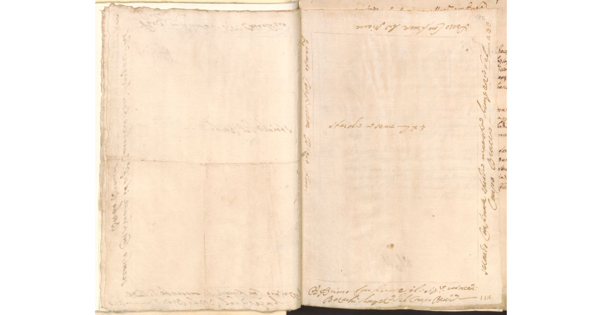 [Il disegno raffigura un appezzamento di terreno seminativo appartenente allo Spedale di S. Maria della Neve di S. Donato in Poggio e concesso a livello]