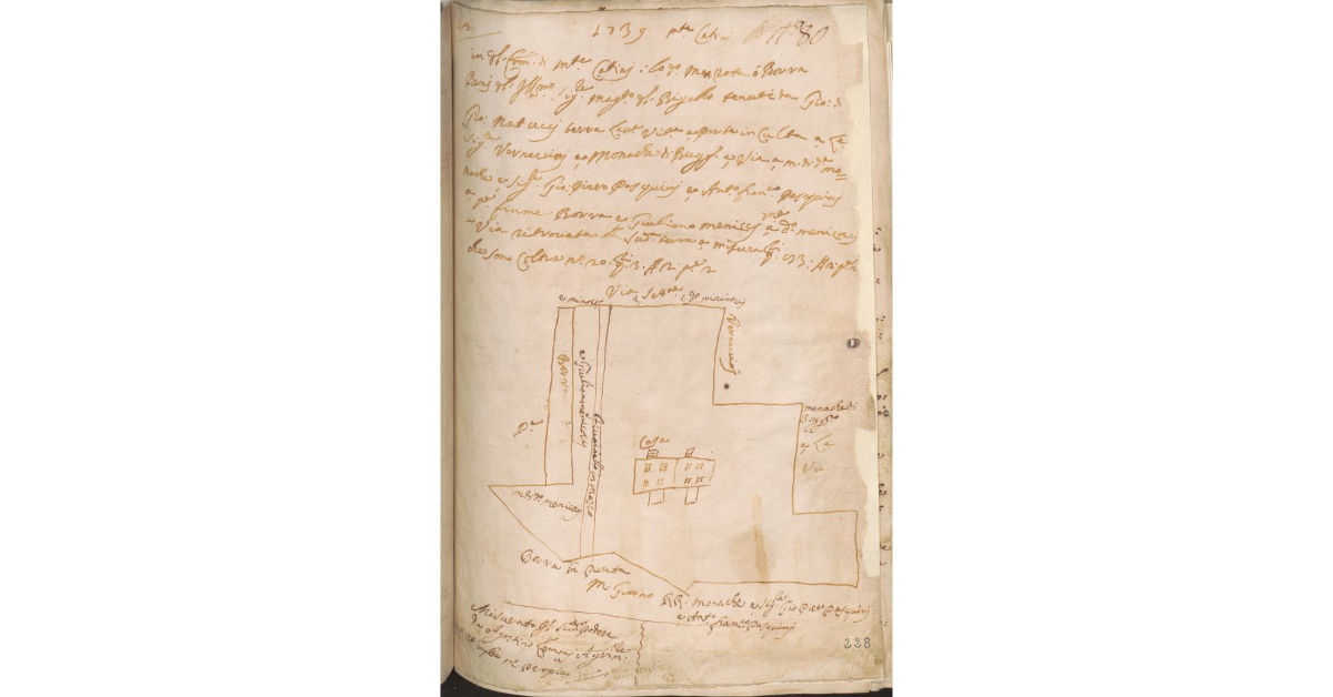 [Appezzamento di terreno con casa concesso a livello a Giovanni Natucci dal Magistrato del Bigallo]