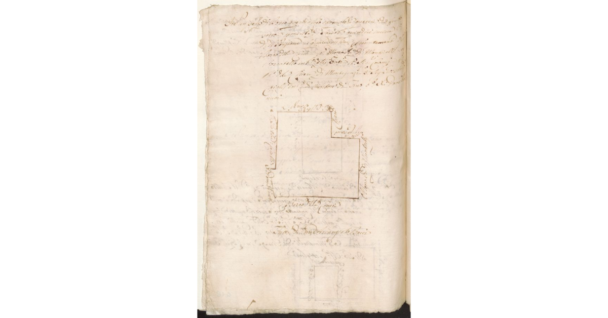 [Appezzamento di terreno boschivo compreso nel podere del Bigallo posto nel Popolo di S. Stefano a Montefioralle tenuto a livello da Angiolo Bocci]