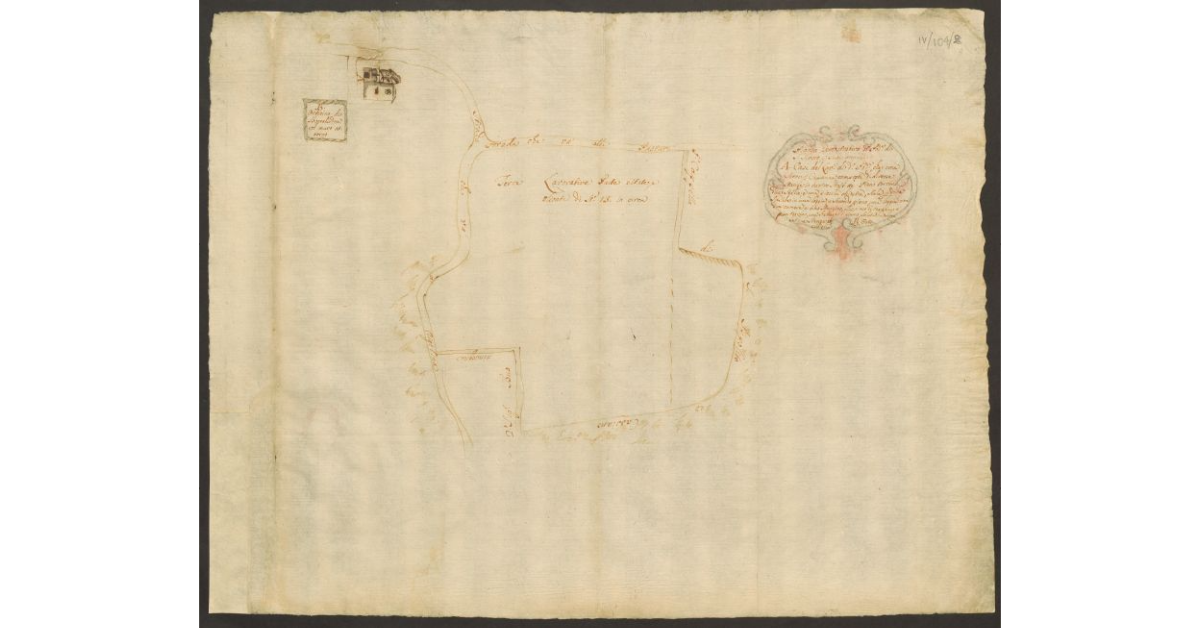 Pianta Demostrativa del Pod.e di S. Severo, e suoi anessi