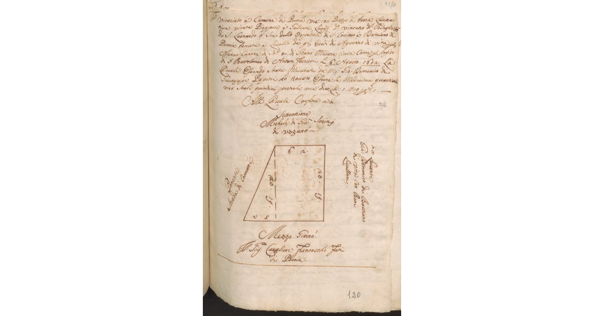 [Appezzamento di terreno lavorativo vitato, pioppato e gelsato posto nel comune di Pescia in località Vincetro, tenuto a livello dagli eredi di Agustino di Vita]