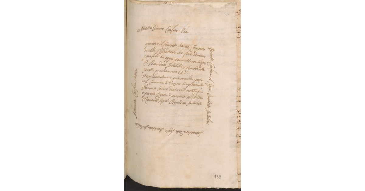 [Appezzamento di terreno in parte lavorativo e in parte incolto posto nel comune di Uzzano in località Fornace, ceduto in permuta da Domenico Profili]