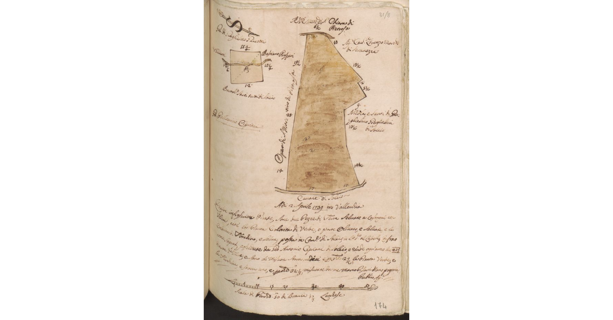 [Appezzamenti di terreno posti nel comune di Solaio, tenuti a livello da Antonio Cipriani]