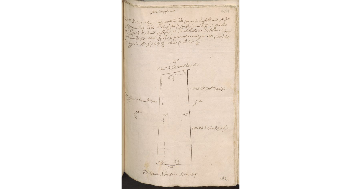 [Appezzamento di terreno posto nel comune di Stazzema in località Vernacchiato, tenuto a livello dagli eredi di Francesco Catellani e da Sebastiano di Antonio Gianni]